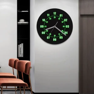 Neon Sign Wall Clock