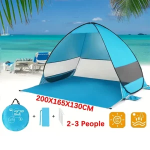 Pop Up Beach Tent, Sun Shade Shelter, Outdoor Sturdy Construction