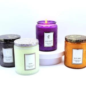 Scented Candle Soy Wax Aromatherapy Candle | 5 Scents | 40 Hour Plant Essential Oil Clean Burn
