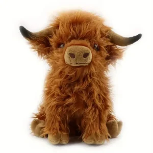 27cm Highland Cow Plush Stuffed Animal Decoration