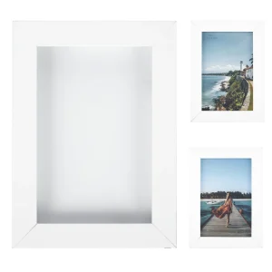 Collage Photo Frame Set – Black 4x6 MDF Wood Frames,Shat terproof Glass, Easy Assembly - Thumbnail Image 9