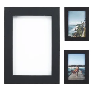 Collage Photo Frame Set – Black 4x6 MDF Wood Frames,Shat terproof Glass, Easy Assembly - Thumbnail Image 7