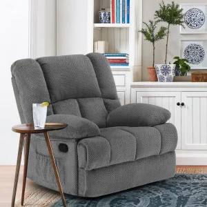 Oversized Rocker Recliner Chair, High Back Comfortable & Heavy Duty
