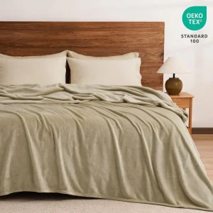 Ultra Soft ,  Anti-Static Microfiber Queen Bed Blanket - Thumbnail Image 6