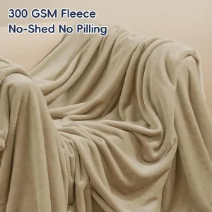 Ultra Soft ,  Anti-Static Microfiber Queen Bed Blanket - Thumbnail Image 3