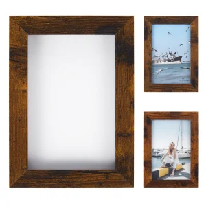 Collage Photo Frame Set – Black 4x6 MDF Wood Frames,Shat terproof Glass, Easy Assembly - Thumbnail Image 3