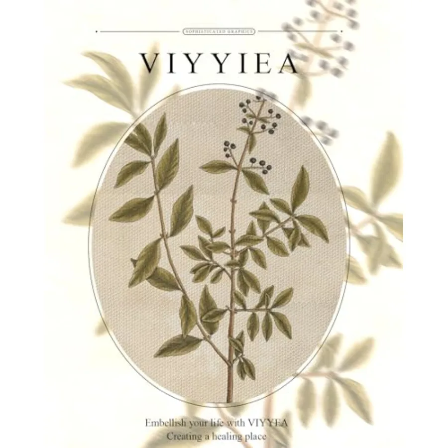 Framed Boho Wall Art with Holder, Botanical Print Canvas Wall Art  Rustic Vintage Farmhouse - Image 5